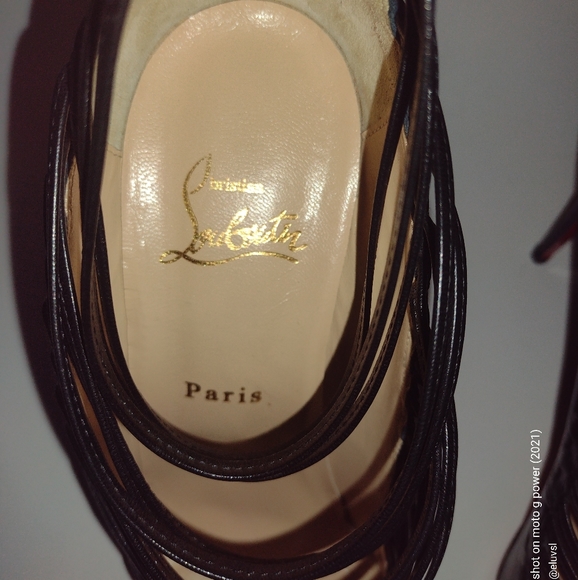 NEW Christian Louboutin Gortik Strappy Red Sole Bootie NEW - Picture 10 of 16